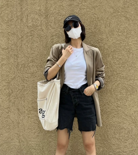 日式美学西装,斜纹肌理感万能宽松感西装外套...