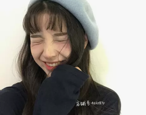 李宛贞同款baby blue清纯婴儿蓝色纯...