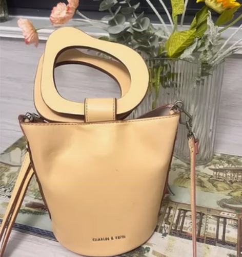 Charles Keith 小ck几何手柄...