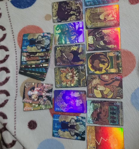 自制dnf使徒闪卡扑克牌,含铁盒一个,无商...
