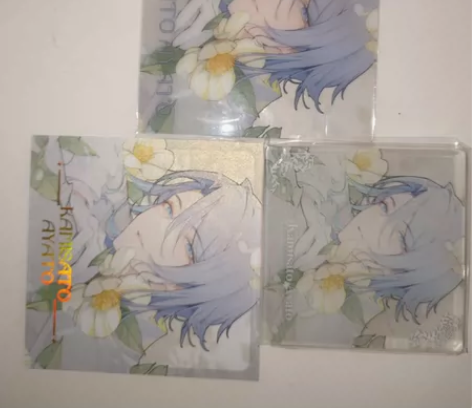 出原神神里绫人同人制品 无意弄花流麻+透卡...