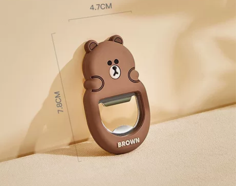 LINE FRIENDS啤酒开瓶器冰箱贴多...