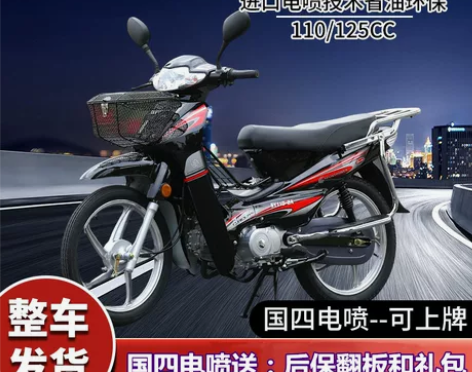 摩托车 摩托车整车全新国四电喷弯梁110C...