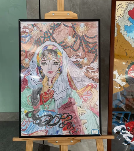 #毕业带不走 毕业作品,彩铅画大作业 感兴...