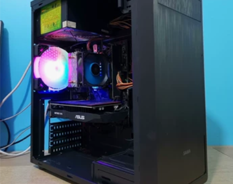 i5 9400f电脑主机+华硕1050TI...