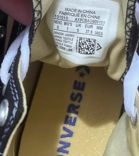 Converse匡威All Star 黑色...