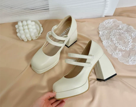 花婉婚鞋 小个子婚鞋超高跟神器防水台法式优...