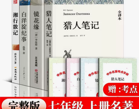 纪事西游记七年级名著 全4册 白洋淀纪事 ...