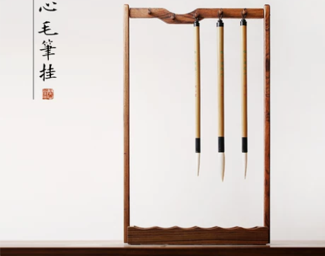 【问心堂】檀香木毛笔架 买来几乎没用过，便...