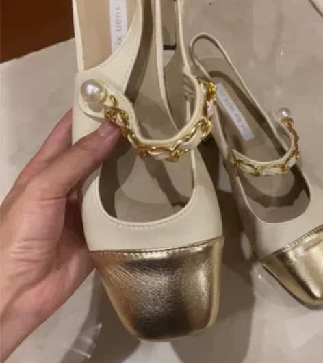 小香风玛丽珍，36码。穿过一次。不介意的直...