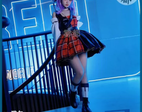 小乔音你心动cos服s码 衣服袜子帽子假发...