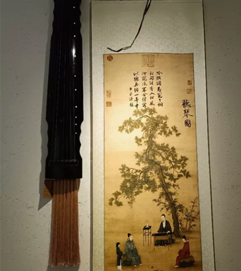 黑色连珠 精选教学琴 (非大漆) 杉木 ...