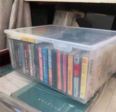 CD   加厚耐摔唱片防潮收纳盒，26元一...