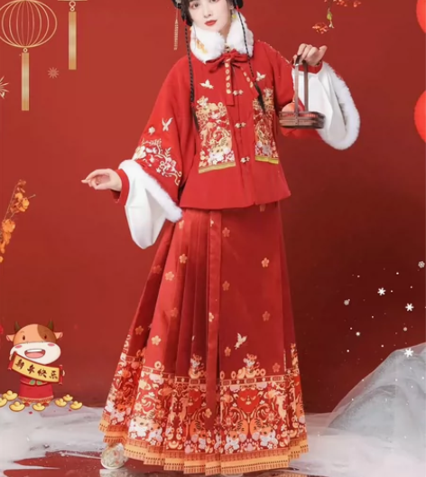 玉术【虎戏金鳞】汉服，没穿过，买回来一直没...