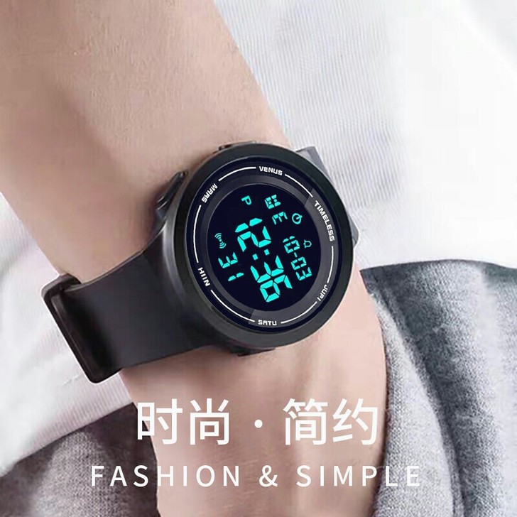 商超租金到期处理剩余的 防 水电子手表男士...