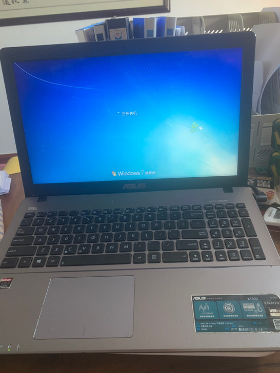 华硕15寸笔记本,AMD+4G内存+120...