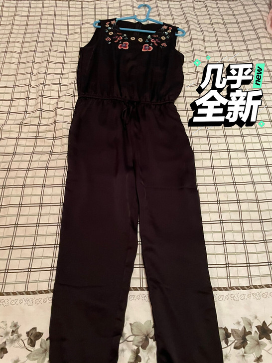 裂帛绣花连体裤，全新，L码。