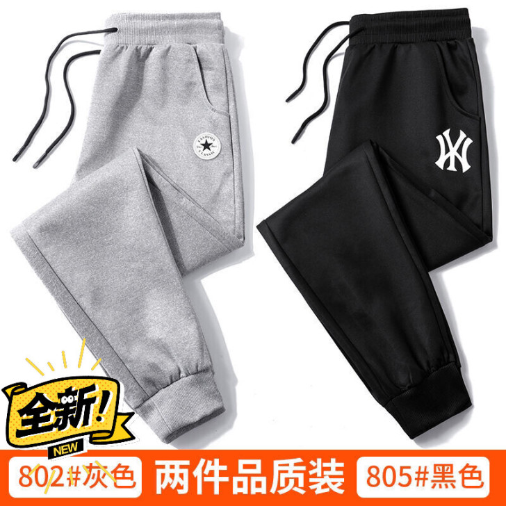 基金亏了,裤子男春夏卫裤休闲裤运动青年潮束...
