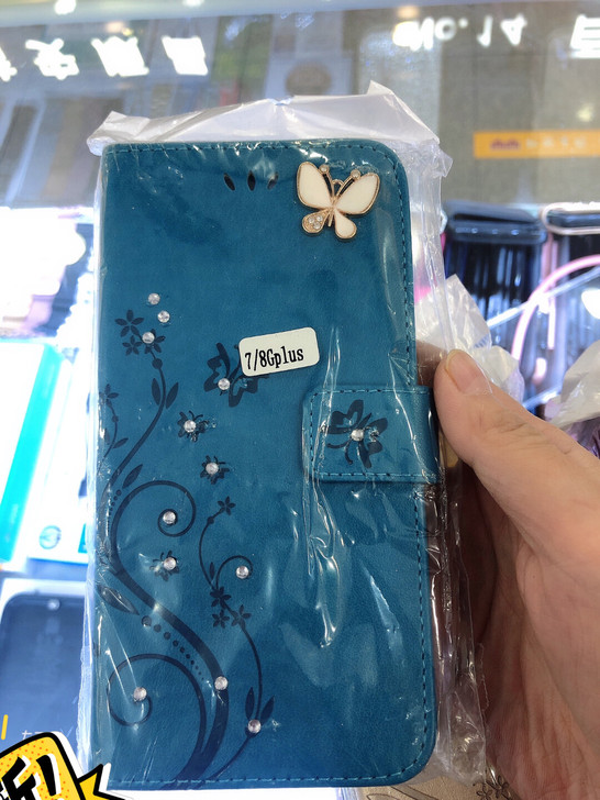 苹果7plus，8plus 闪亮皮套，可支...