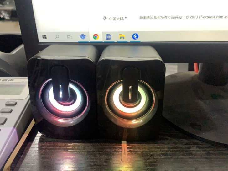 一对电脑小音响闲置了