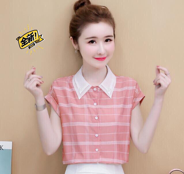 雪纺衬衫女夏季2021新款潮很仙的衬衣设计...
