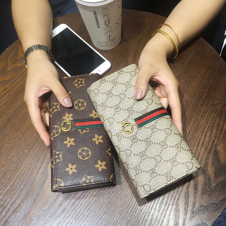 包邮-钱包女长款新款欧美女长款钱包搭扣大牌...