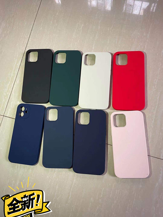 iPhone12液态硅胶手机壳，适用于苹果...