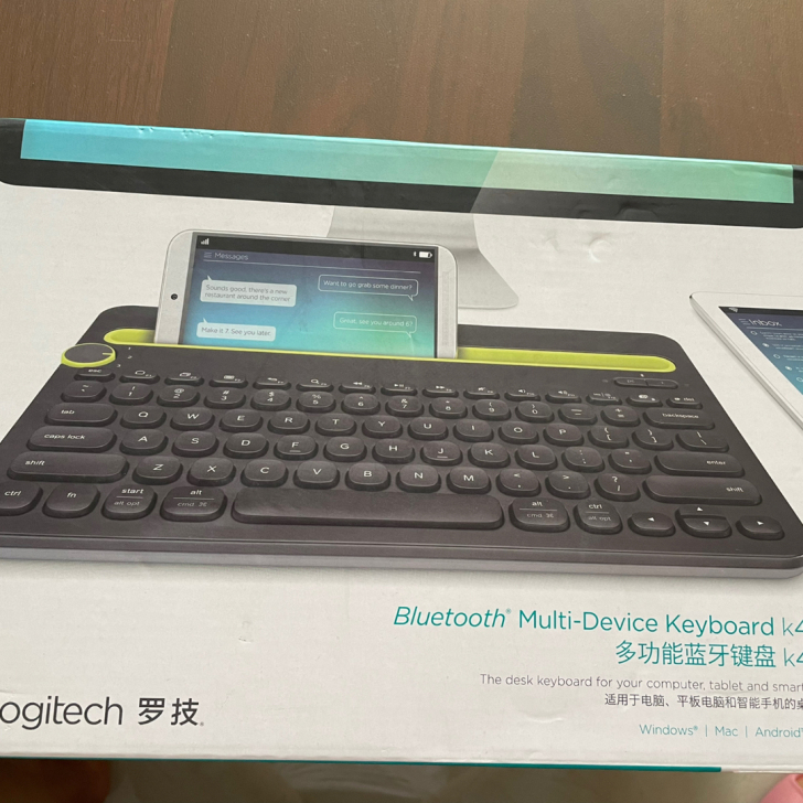 罗技多功能蓝牙键盘k480,适用于电脑、平...