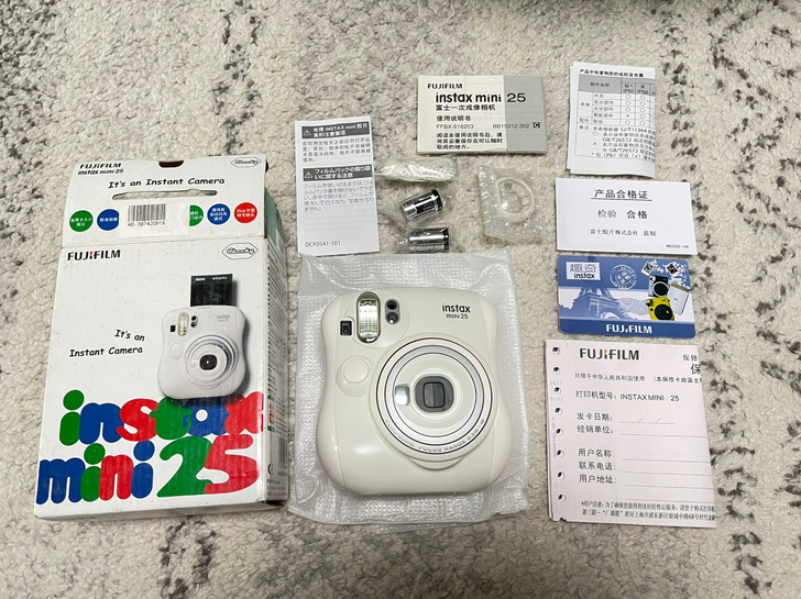 富士mini 25 经典款（白色） 99新