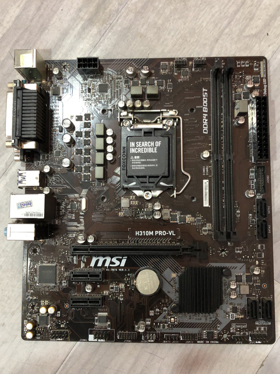 出售闲置微星H310主板一块，成色可充新，...