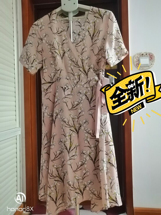 雪纺连衣裙全新全新