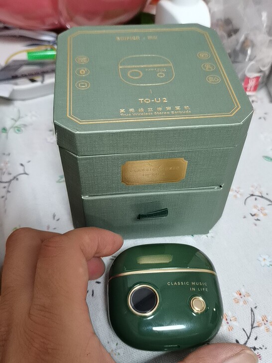 漫步者 TOU2冇心真无线蓝牙耳机入耳式运...