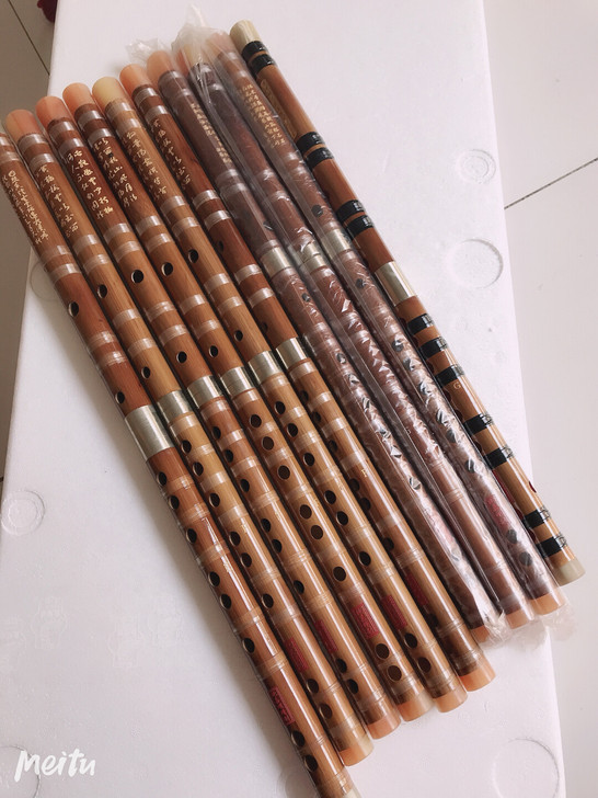 竹笛，笛子清库存，名人刻制，鲍嘉明精制，G...