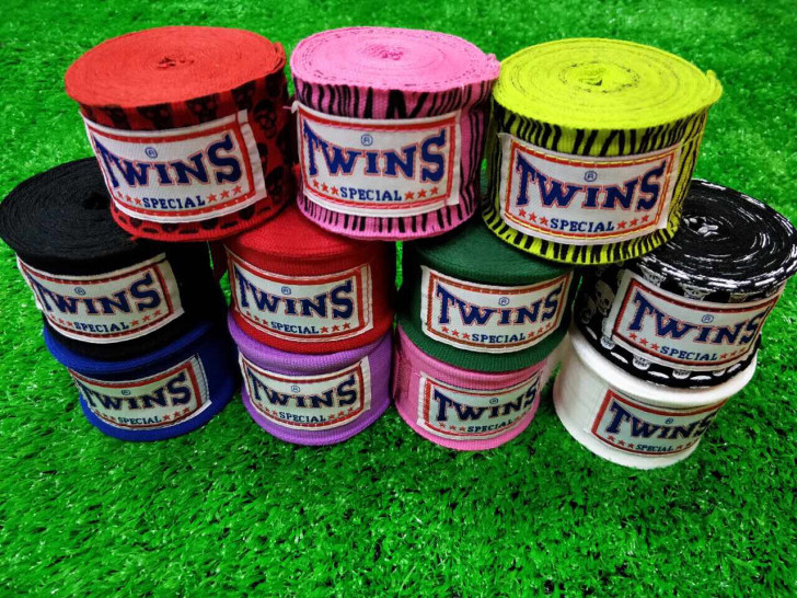 twins拳击护手带3米泰拳散打缠手带弹性...
