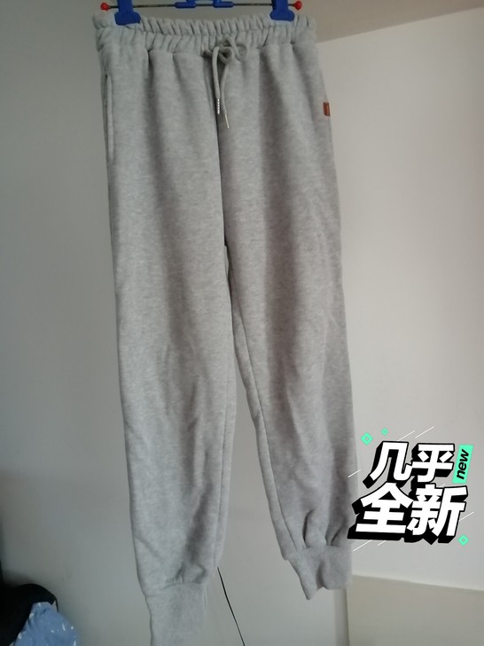 加棉休闲卫裤 纯棉料子 仅试穿 没下过水