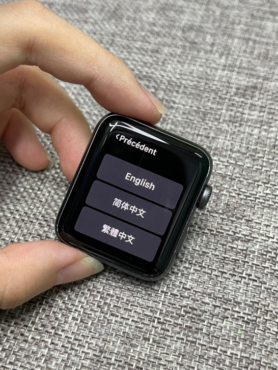 苹果手表3代42mm黑色美版蜂窝 功能按键...