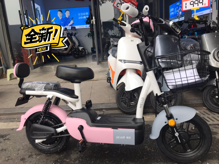 哈啰棒途智能电动车,接娃买菜神器,全新 续...