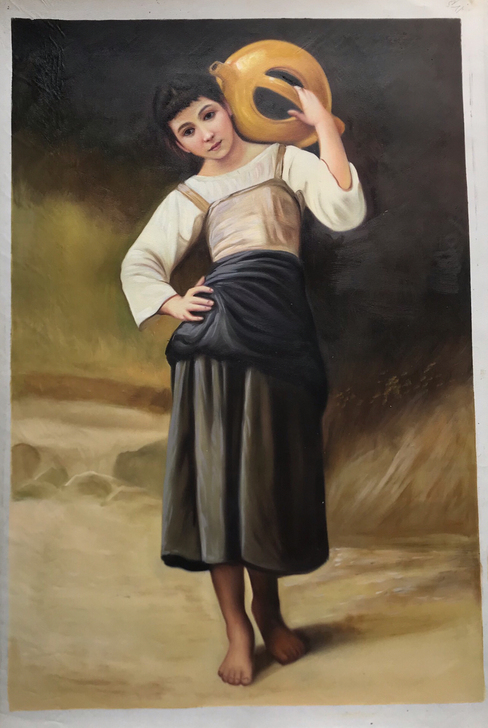 欧风景画油画装墙饰背挂画 画芯材质:油画布...