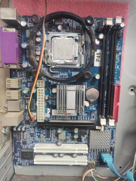 拆机主板和cpu 型号自己看, 可以点亮,...