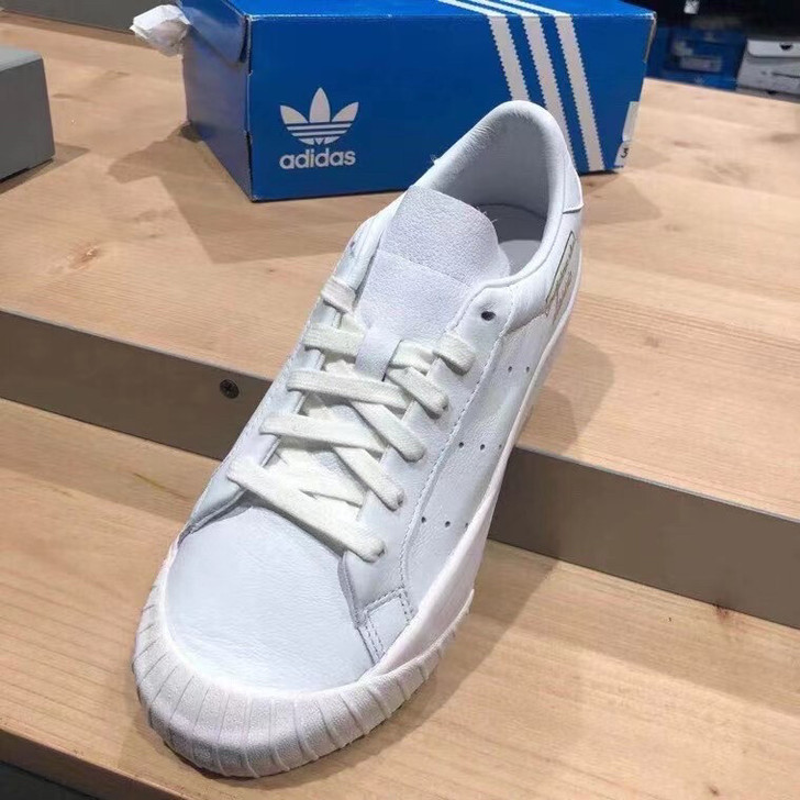 阿迪达斯EverynW三叶草女子复古厚底小...