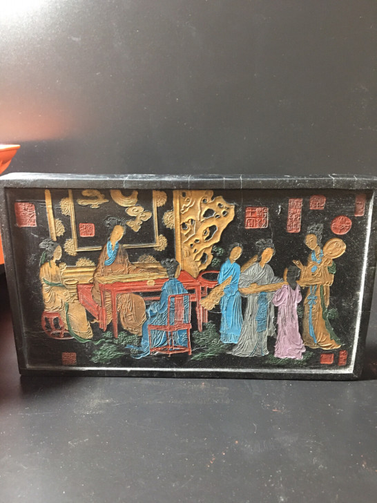 朱砂墨,老墨,端砚,老砚台古铜,古墨,古砚...