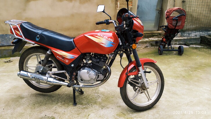 个人摩托车,400公里准新车,大阳125摩...