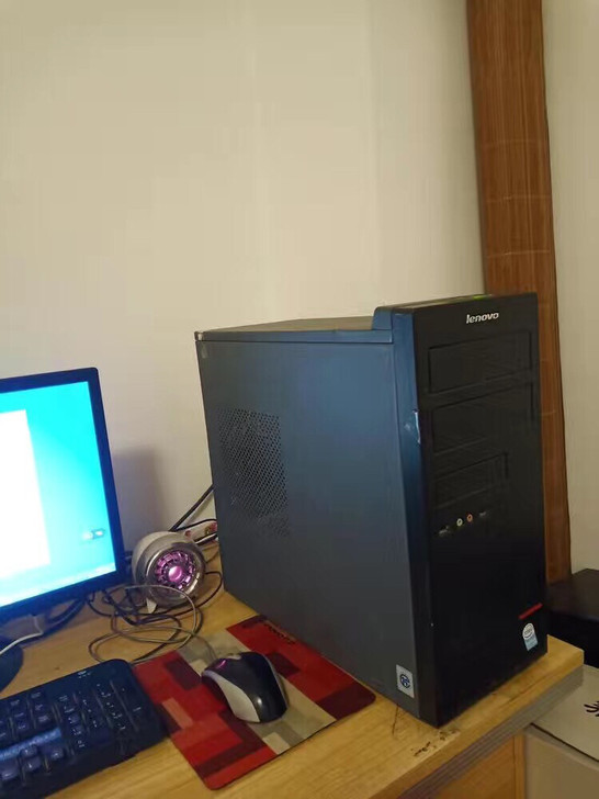 联想台式电脑主机品 牌四核独显商务办公家用...
