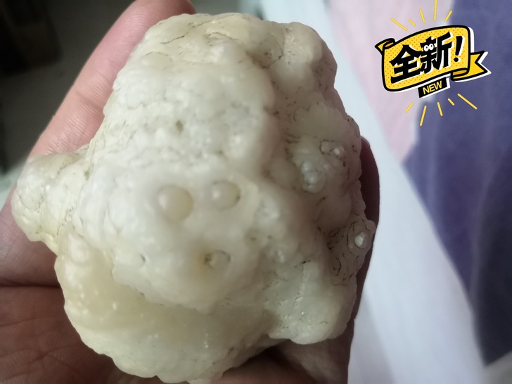 精品奇石，戈壁滩罗汉纹玛瑙，个头很大，无磕...