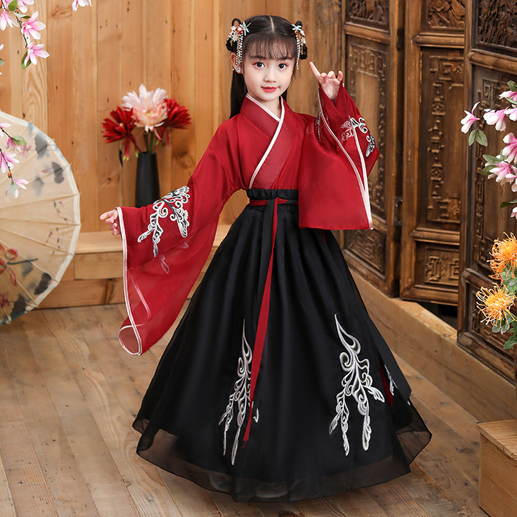 儿童女童汉服150尺码