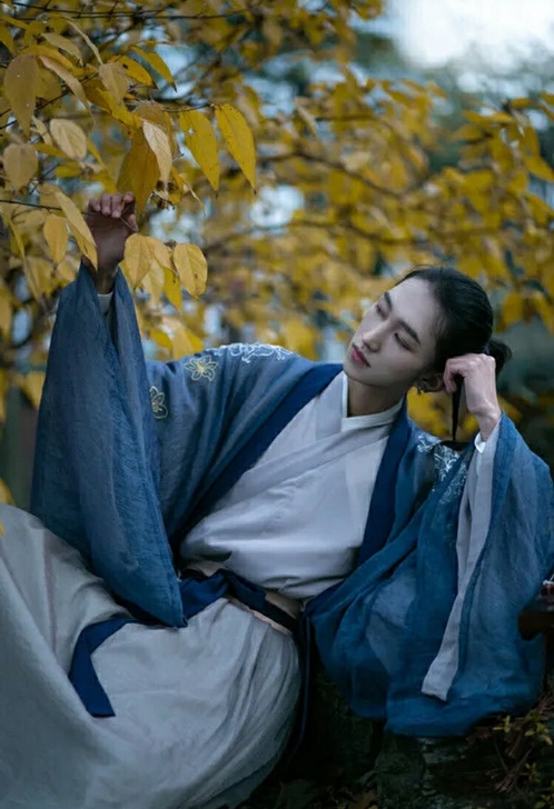 原创汉服 九歌 魏晋风交领齐腰刺绣古装超仙...