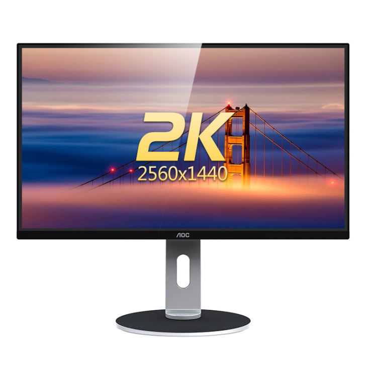 AOC 27寸2K 27英寸显示器，个人自...