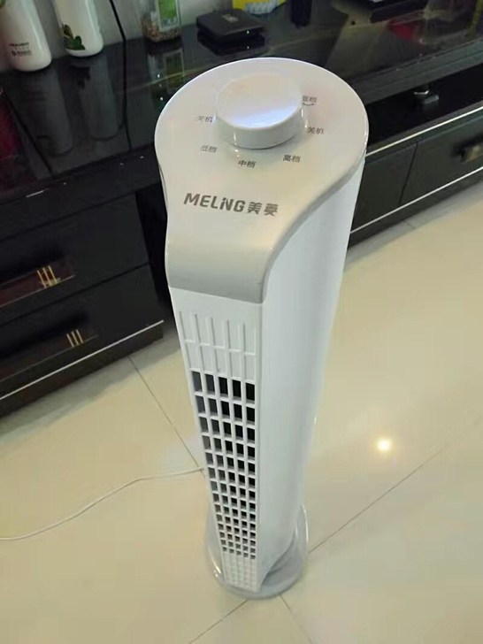 全新美菱塔扇无叶 可摇头送风,不用担心孩子...
