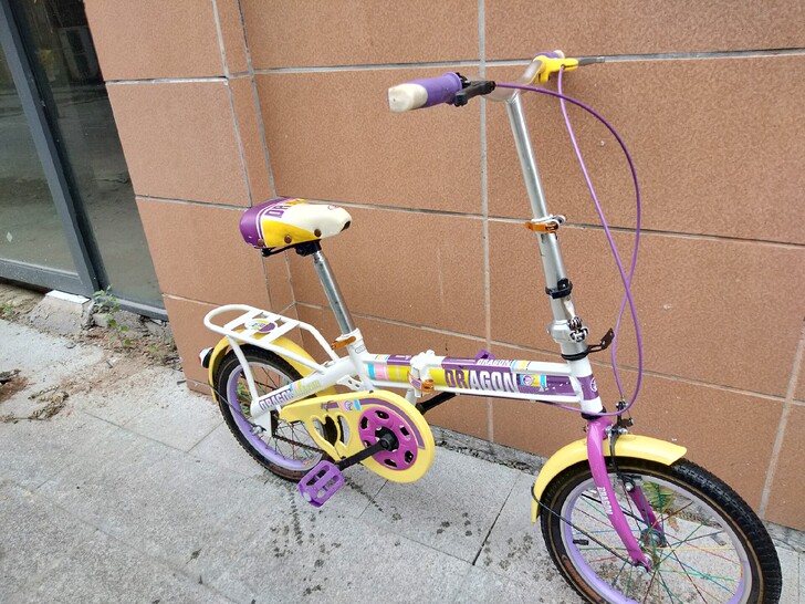 16寸宝贝龙折叠自行车，产品名称：知更鸟-...