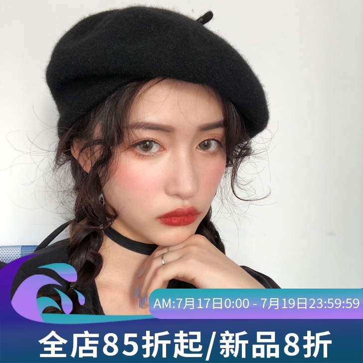 时尚感超强的贝雷帽